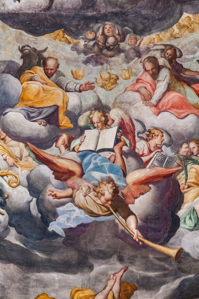 Giudizio universale - Chiesa di San Prospero, Reggio Emilia, dettaglio